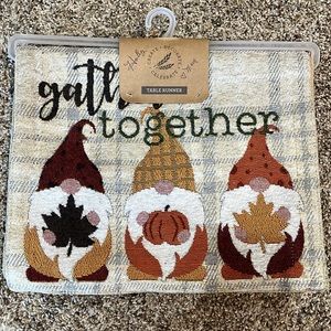NWT Gather Together table runner